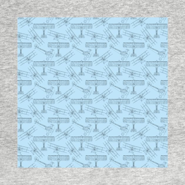 Airplanes for Days Continuous Pattern by CorrieMick